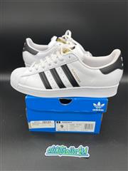 ADIDAS SUPERSTAR WHITE/BLACK, OG BOX, SIZE 9, GOOD CONDITION